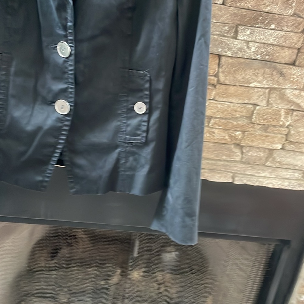 Talbots black cropped jacket 6p - Picture 4 of 8